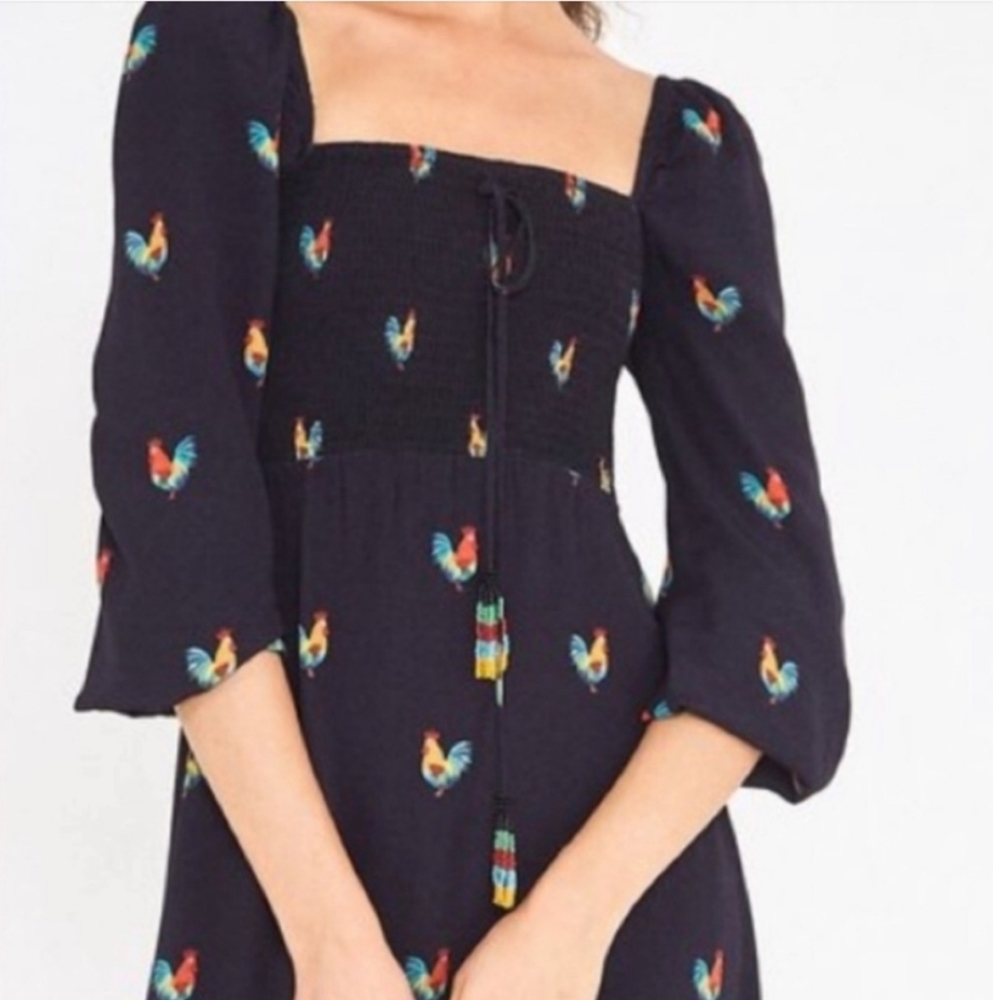 FARM RIO ROOSTER MIDI DRESS - Picture 7 of 8